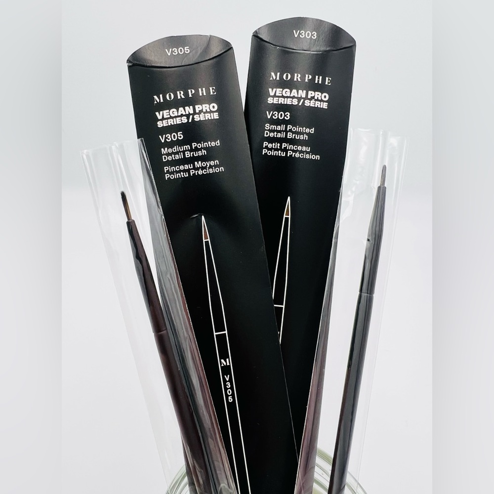 NIB Morphe Vegan Detail Brush Set: V303 and V305